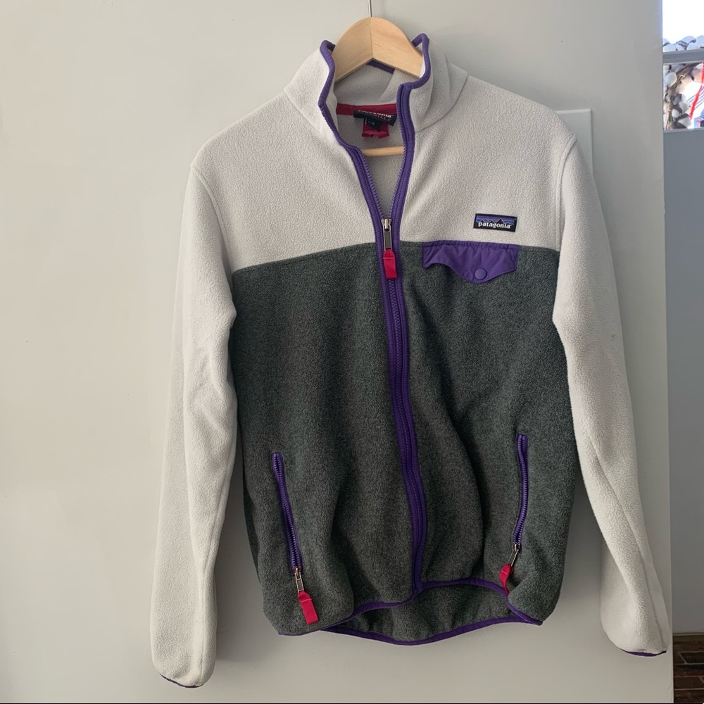 patagonia synchilla fleece zip up